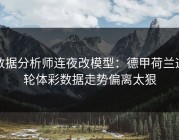数据分析师连夜改模型：德甲荷兰这轮体彩数据走势偏离太狠